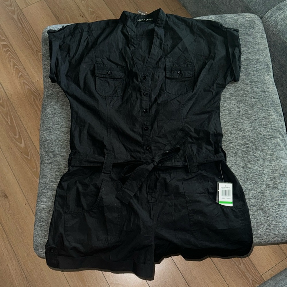 Andrew & Co Black Jumpsuit